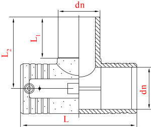 Тройник электросварной равнопроходной D 90X90X90 SDR11 (PN10/PN16) 