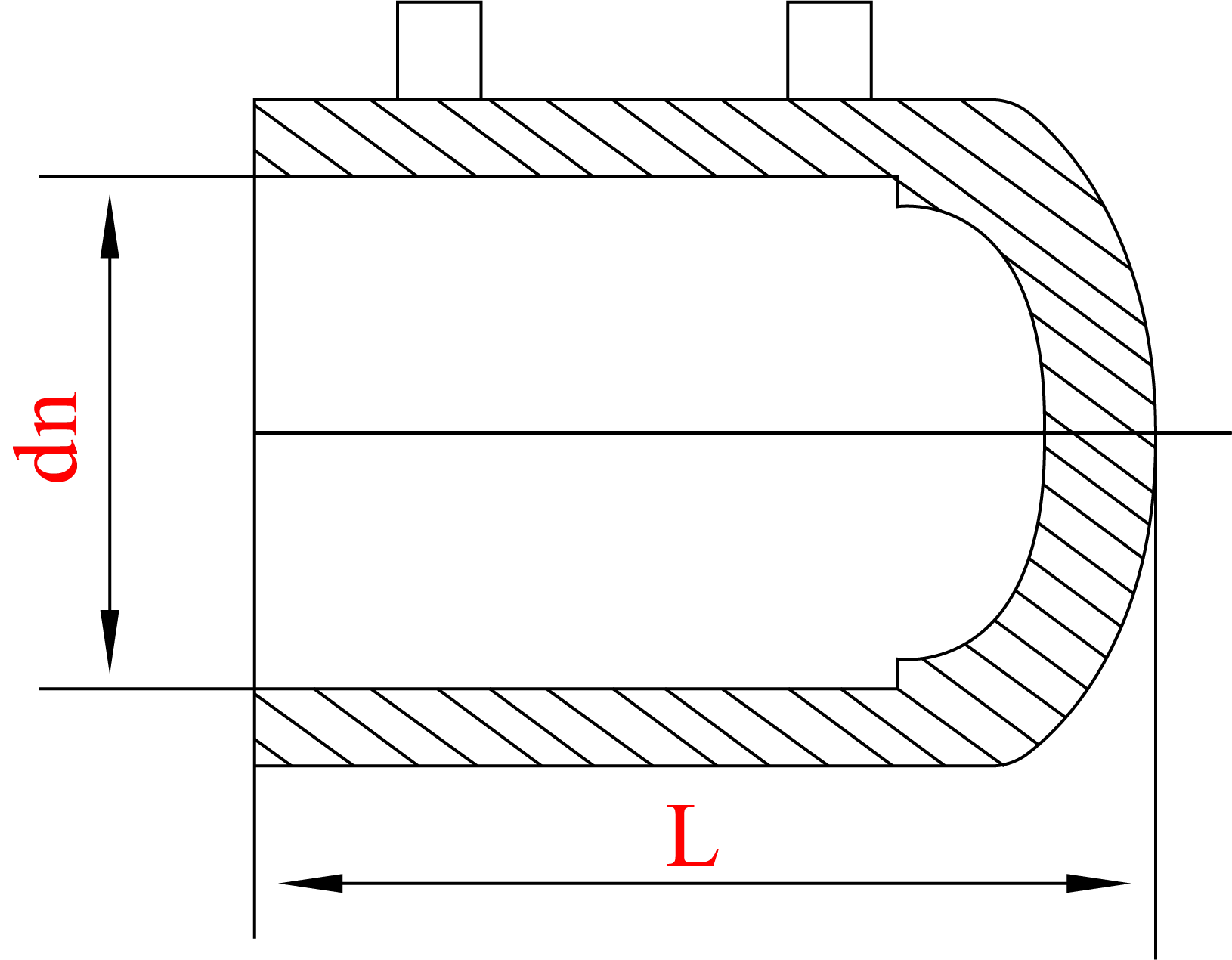 Заглушка электросварная D 200 SDR11 (PN10/PN16)